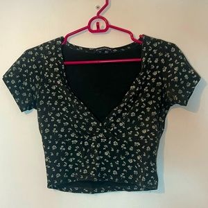 Brand Melville Floral Crop Top